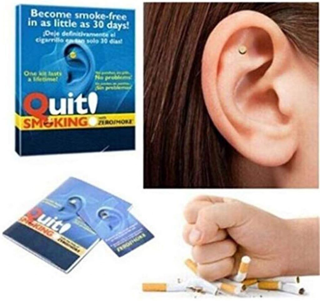 Greendou 2PCS Magnetic Therapy Quit Smoking accupunture Magnet 