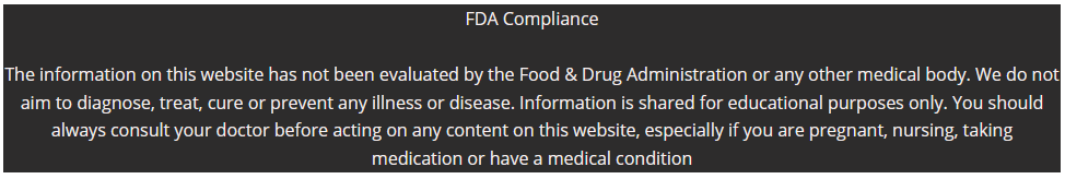 FDA COMPLIANCE
